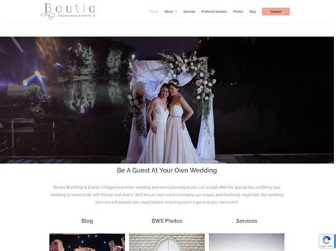 Boutiq Weddings And Events The Wedding Planner Directory