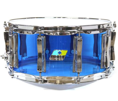 Ludwig Blue Vistalite Snare Drum Drums Artwork Ludwig Drums