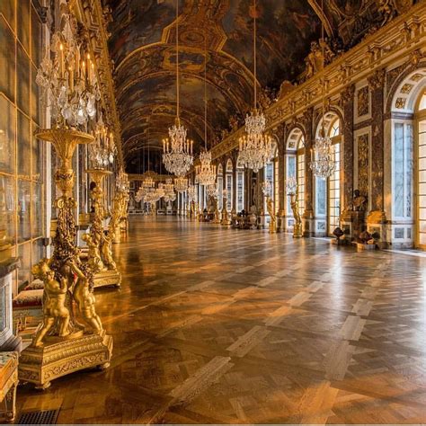 🏛️ Incredible Sunset In The Hall Or Mirrors In Chateauversailles