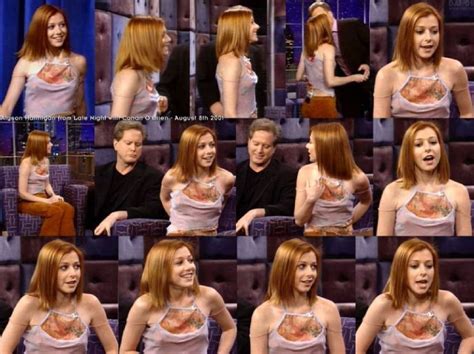 Голая Элисон Ханниган в Late Night With Conan O Brien