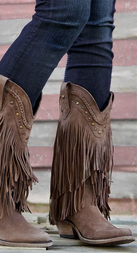 ways to wear your favorite fringe boots this season