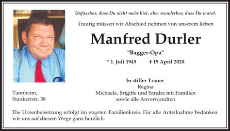 Einbrecherbande versetzt region konstanz in angst und. Traueranzeigen von Manfred Durler | Schwarzwälder Bote Trauer