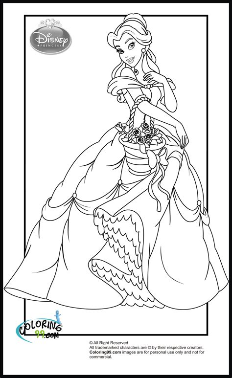 Disney Princess Coloring Pages Free ~ Princess Coloring Pages