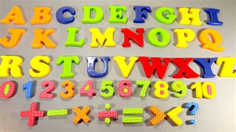 Use Magnetic Alphabet Letters For First Classroom And Learn To Count