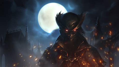 1920x1080 video game bloodborne hunter moon plain doll wallpaper. Anime Wallpaper Bloodborne - 1920x1080 Wallpaper - teahub.io