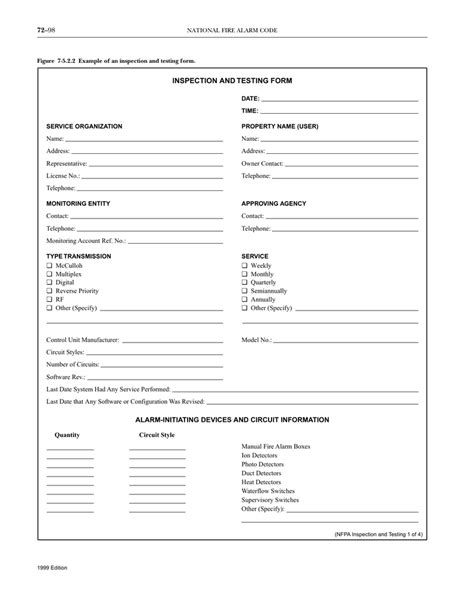 Fill out, securely sign, print or email your filled out nfpa 72 form instantly with signnow. Nfpa Build Monthly Inspection Forms / Fire Door ...