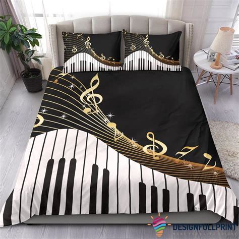Piano Music Bedding Set Cm Designfullprint