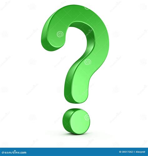 Green Question Mark Royalty Free Stock Photo 64273137