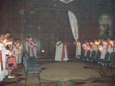 صور مكتوب عليها he is risen. بالصور| الأنبا إبرام يترأس قداس عيد القيامة المجيد بالفيوم ...