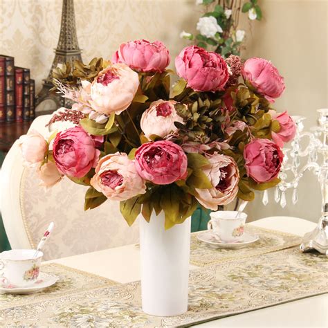 Known in the vancouver area for our fresh flowers for all occasions let us help celebrate all of life's moments, weddings, galas, events, birthdays, anniversaries, graduates and more. 8 heads/Bouquet Elegant Artificial Peony Silk Flowers home ...