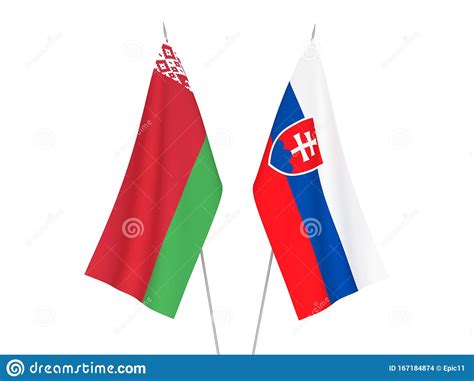 Het ministerie van buitenlandse zaken liet vanochtend weten dat het land alle internationale regels in acht heeft genomen wanneer er sprake is. Vlaggen Van Wit-Rusland En Slowakije Stock Illustratie ...