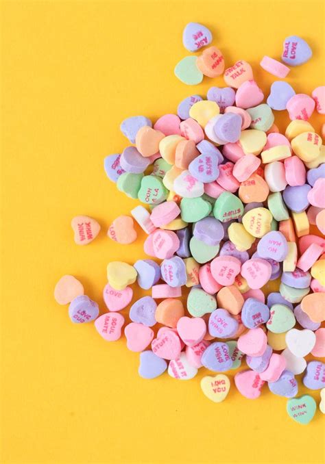 Candy Hearts Colorful Pictures Art Happy Valentines Day Valentines