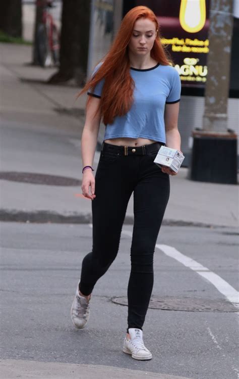 Sophie Turner Street Style Out In Montreal June 2015