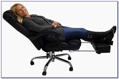 Reclining Office Chair With Footrest - Desk : Home Design Ideas