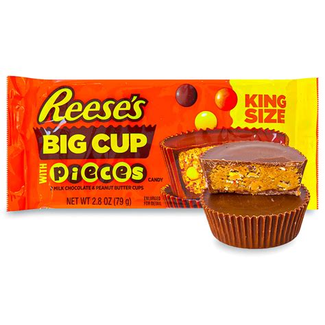Reeses Pieces Peanut Butter Big Cups King Size