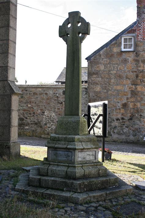 Penzance St Marys Church War Memorial With The British Army In