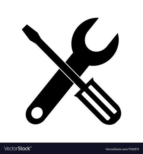 Icon Tools Repair Machinery And Electronic Vector Image