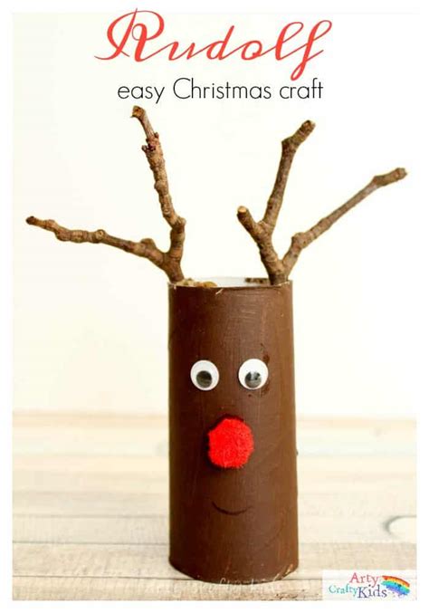 Best christmas gift ideas for kids in 2021 curated by gift experts. Easy Paper Roll Rudolph Christmas Craft | Arty Crafty Kids