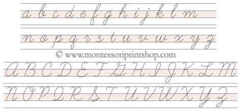 Cursive writing practice papers magdalene project org. Letter Tracing Paper (Cursive) - Printable Montessori Pink ...