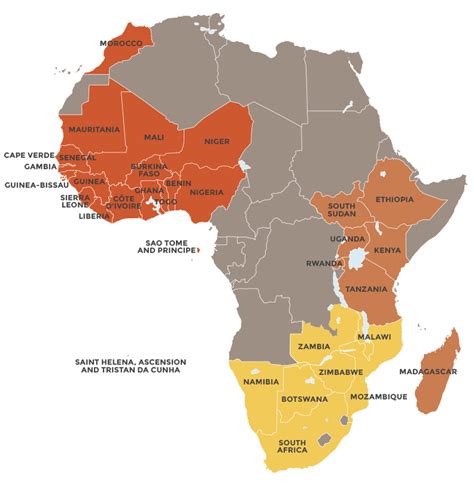 Africa Regional Map Africa Easy
