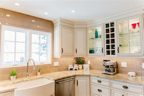 Tiling Around Kitchen Window Farmhouse Kitchen Denver By Jan