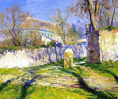 Oil Painting Replica La Maison Bleue Giverny 1910 By Guy Orlando Rose 1867 1925 United