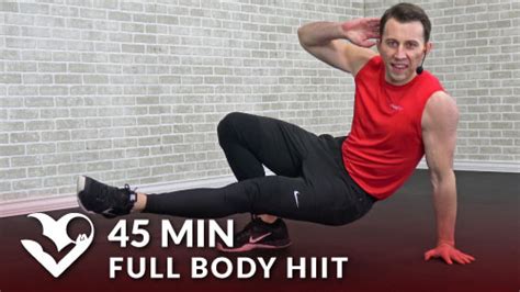 45 Minute Full Body Hiit Workout Hasfit Free Full Length Workout