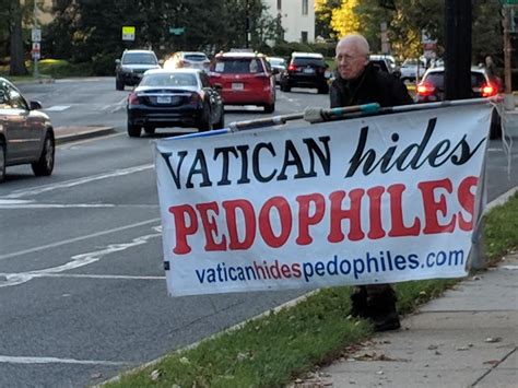 A Catholic Church Sexual Abuse Protest By John Wojnowski Outside The