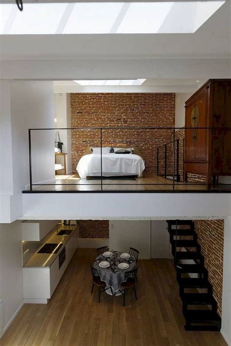 43 Awesome Tiny Apartment With Loft Space Ideas Loft Interior Design