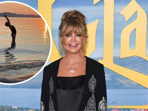 Goldie Hawn Posts Stunning Swimsuit Pictures From Recent Greece Getaway