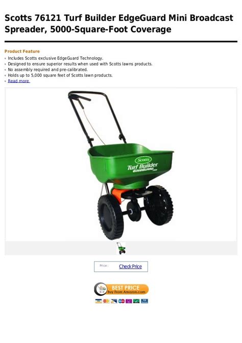 Scotts Edgeguard Mini Spreader Parts Diagram