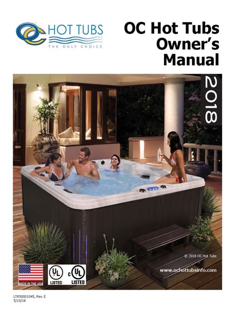 Oc Hot Tubs Owner S Manual Pdf Hyperthermia Pregnancy