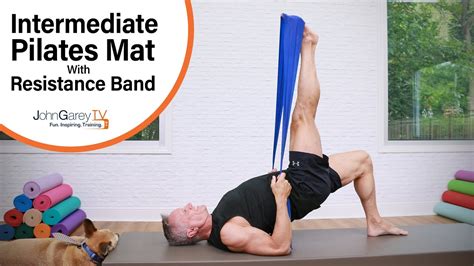 Intermediate Pilates Mat Workout With Resistance Band Minutes