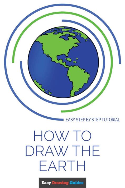 How To Draw The Earth Really Easy Drawing Tutorial Drawing Tutorial