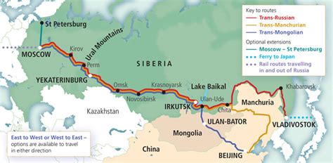 Russia Travel Itineraries Big Capitals The Trans Siberian Route And