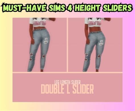 15 Genius Sims 4 Height Slider Mods For Custom Tall Sims And Short Sims