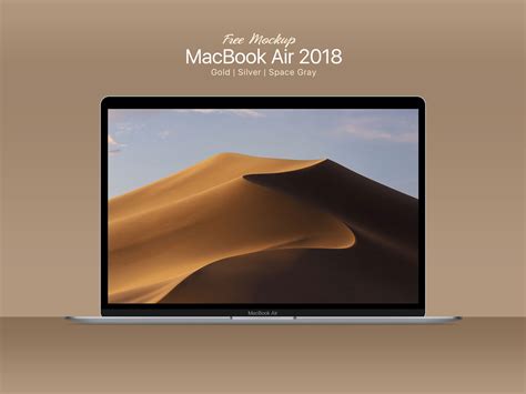 Free MacBook Air 2018 Mockup PSD, Ai & EPS on Behance