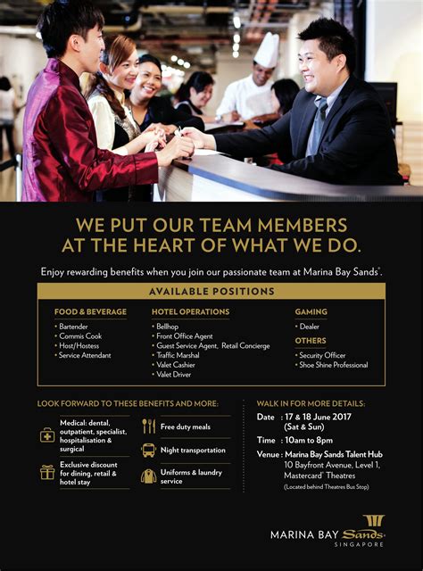 260 jobs to be offered in Marina Bay Sands' weekend recruitment drive