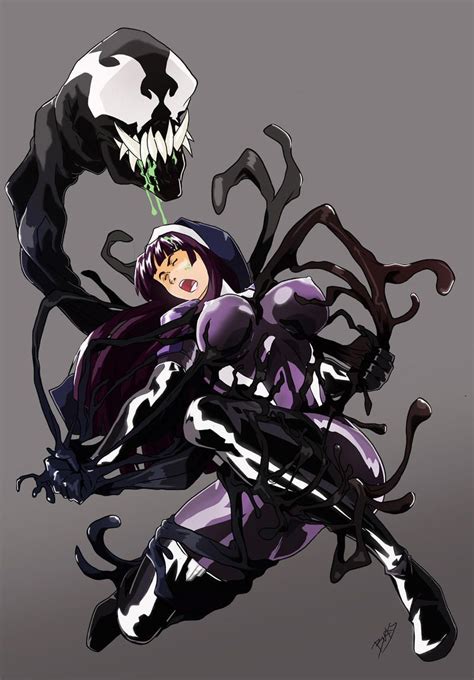Venomous Sayaka Kamori Commission By Skrubphace On Deviantart Deviantart Spider Woman Art