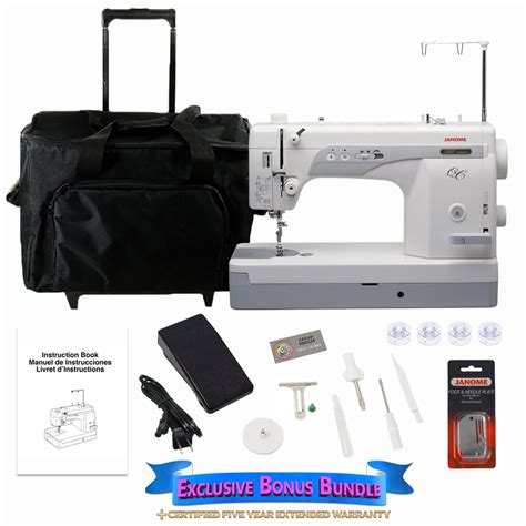 Janome 1600p Qc High Speed Sewing And Quilting Machine With Exclusive