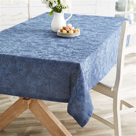 Better Homes And Gardens Tablecloth Blue Floral 60 X 84