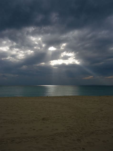 Abendstimmung An Der Playa De Palma Strand Abendstimmung Hafen