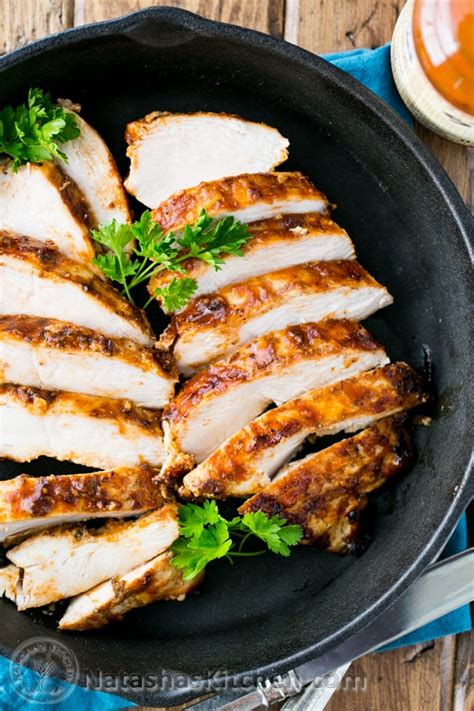 A light coat of sauce after a brine gets you great chicken. Juicy Barbecued Chicken Breast, BBQ Chicken Breast ...