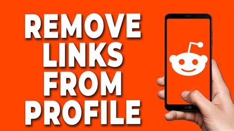 How To Remove Links From Reddit Profile Youtube