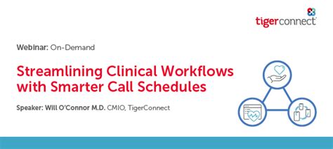 Streamlining Clinical Workflows With Physician Scheduling Software Webinar Tigerconnect