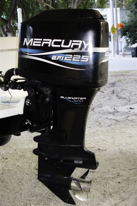 225hp Mercury Outboard Engine Sold Ocean Blue Boatworks And Marina