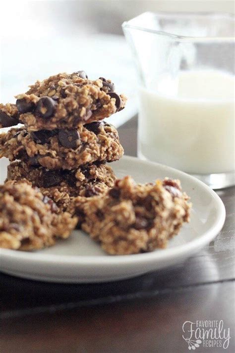 In a small bowl, combine milk and oats. Sugar Free Dessert Recipes | Healthy oatmeal cookies