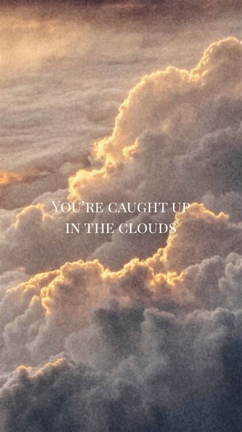 Download Sea Of Clouds Aesthetic Quotes Tumblr Wallpaper