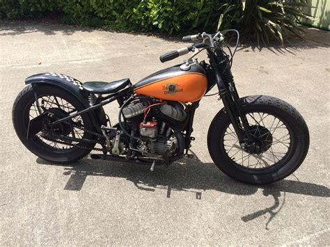 Flathead Fun 45 Style Bobber Harley Bobber Harley Davidson