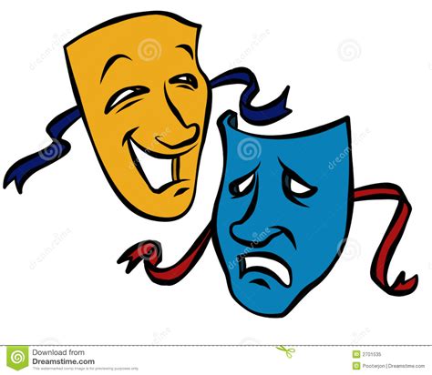 Drama Masks Stock Illustration Illustration Of Laugh